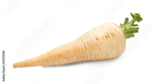 parsley root isolated on white. the entire image in sharpness. © Bells7