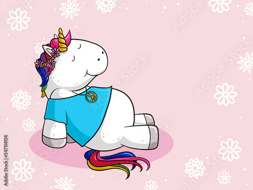 Hippie Einhorn Comic