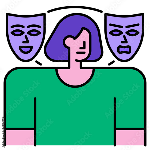 bipolar line icon