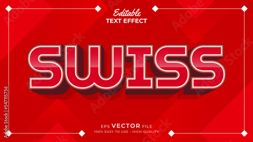 Editable text style effect - National Football Team for Qatar 2022 FIFA world cup soccer championship