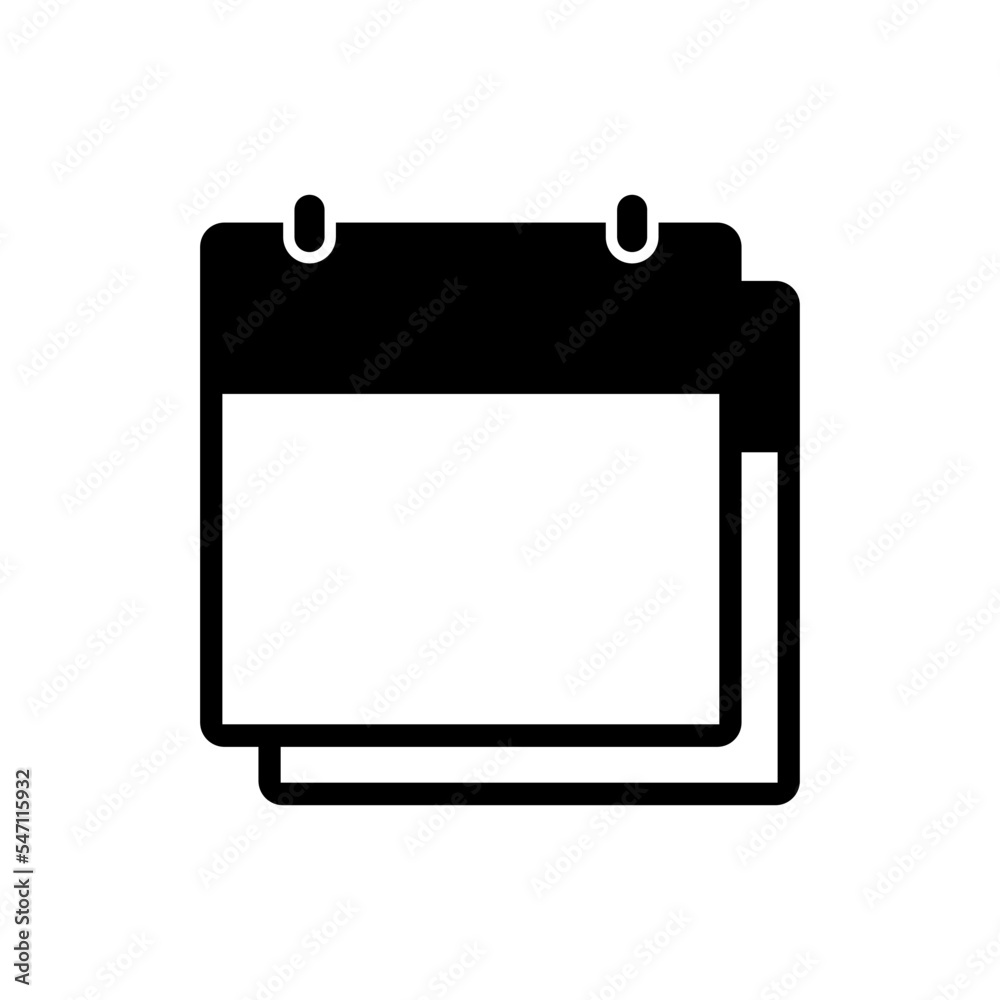 calendar illustration in trendy flat style calendar illustration in trendy flat style