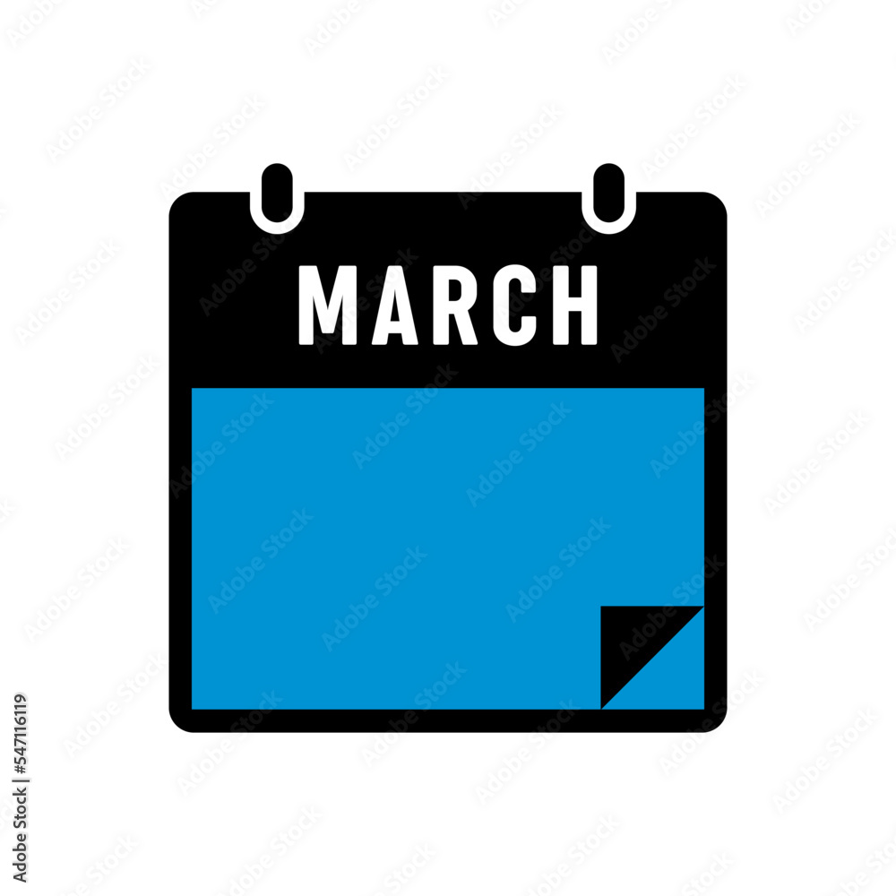 calendar illustration in trendy flat style calendar illustration in trendy flat style