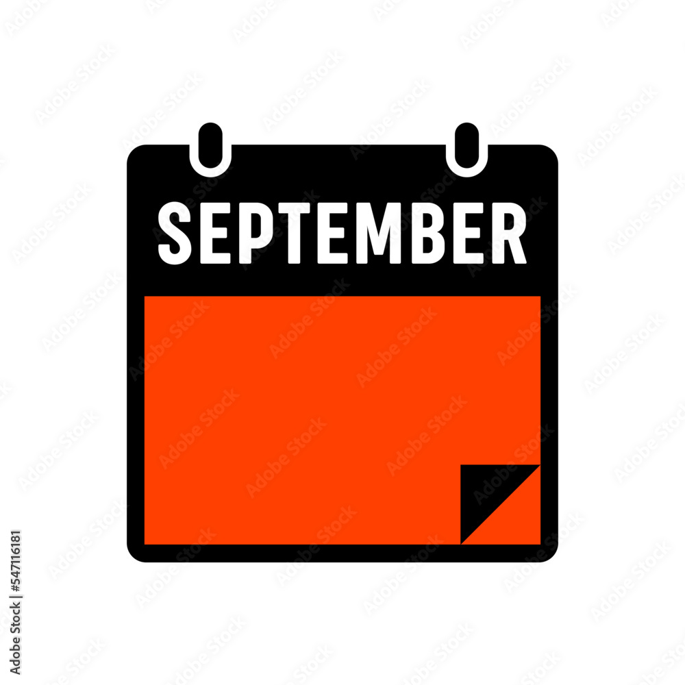 calendar illustration in trendy flat style calendar illustration in trendy flat style