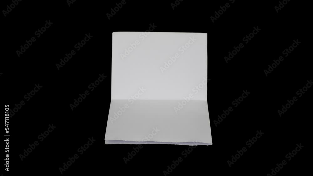 Folded paper animation for transition and lower third Folded paper animation for transition and lower third