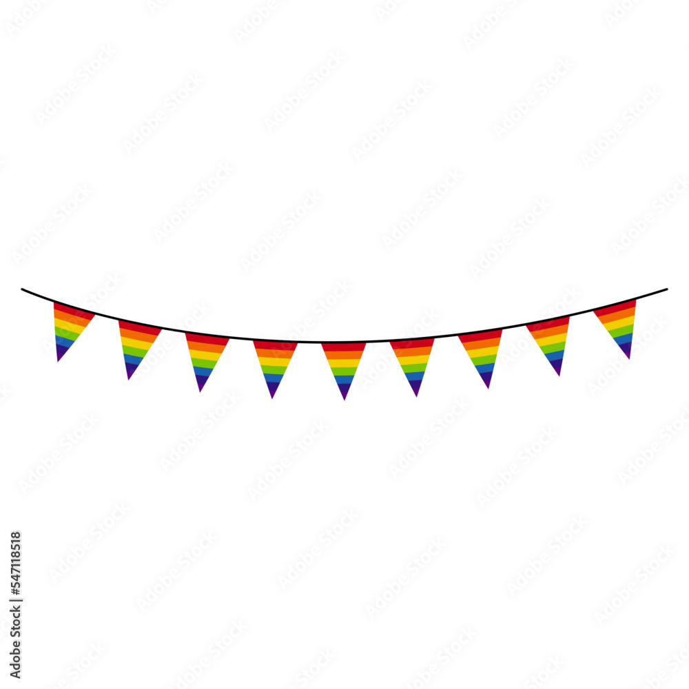 Fiesta Rainbow Flag