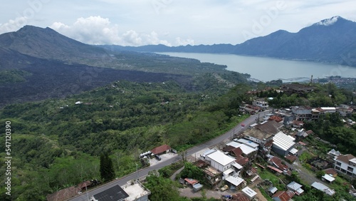 Bali  Indonesia - November 12  2022  The Mount Batur Volcano