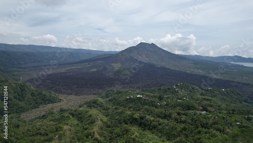 Bali  Indonesia - November 12  2022  The Mount Batur Volcano