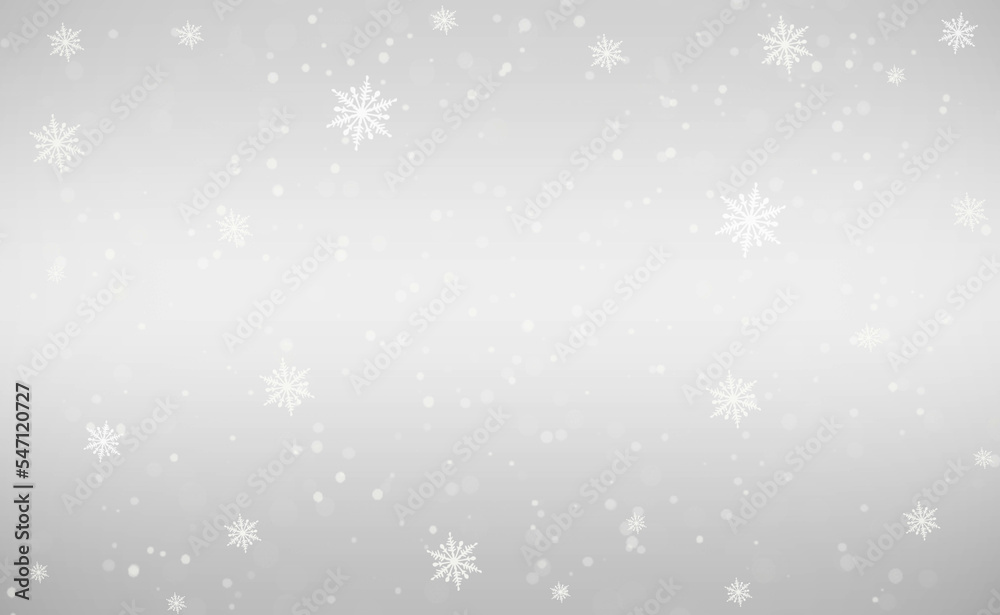 Snow gray background. Christmas snowy winter design. Blurred background Snow gray background. Christmas snowy winter design. Blurred background