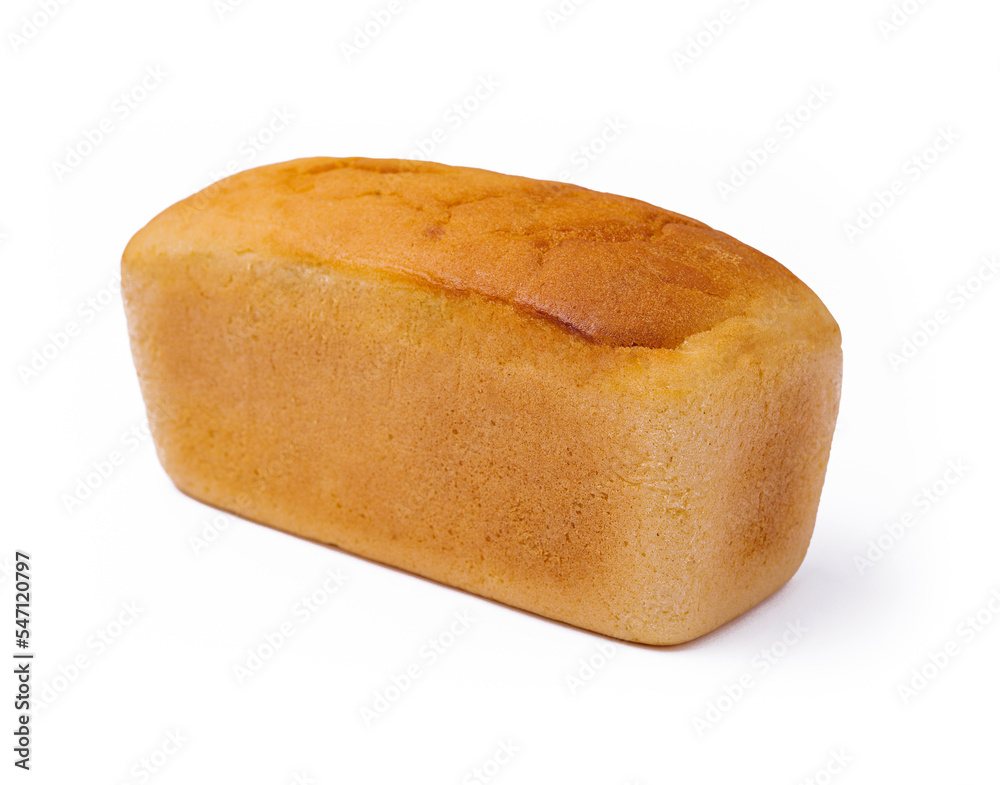 Loaf of bread on white background Loaf of bread on white background