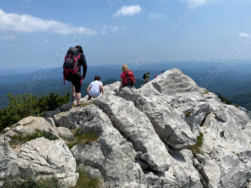 Peak Veliki Risnjak (1,528 m) in Risnjak National Park, Crni Lug - Croatia (Vrh Veliki Risnjak (1.528 m) u nacionalnom parku Risnjak, Crni Lug - Gorski kotar, Hrvatska) photo
