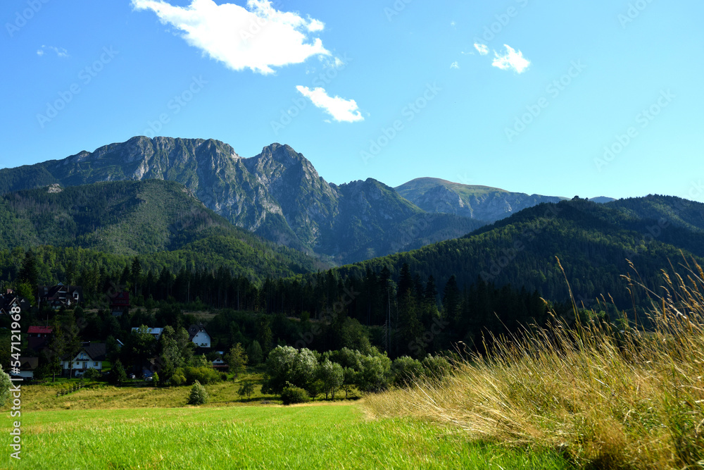 Fototapeta premium Tatra mountains Giewont hill