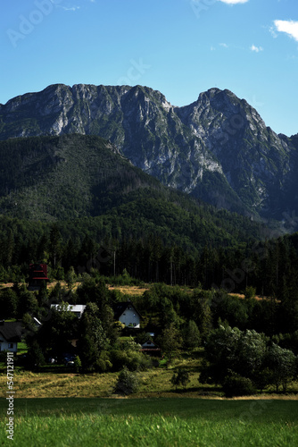 Fototapeta Naklejka Na Ścianę i Meble -  Tatra mountains Giewont hill