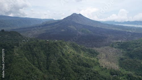 Bali  Indonesia - November 12  2022  The Mount Batur Volcano