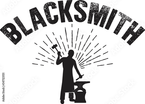 Blacksmith T Shirt Design, Blacksmith SVG T Shirt Design