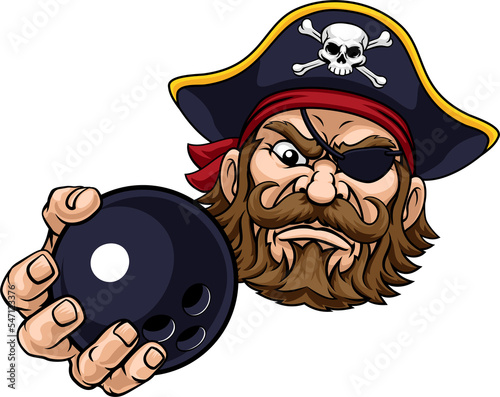 Pirate Ten Pin Bowling Ball...
