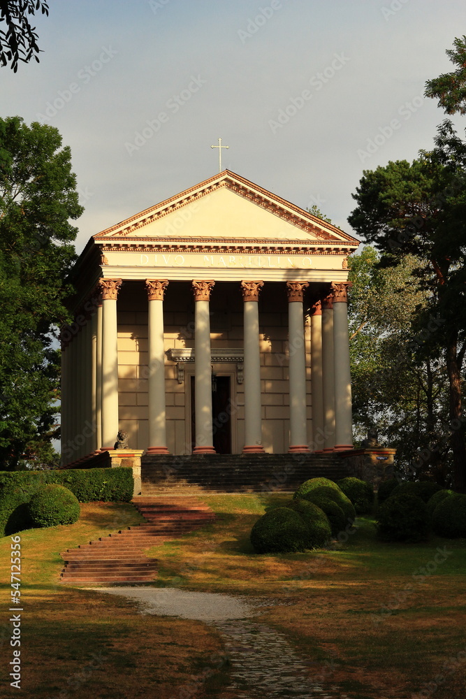 old historic church with columns