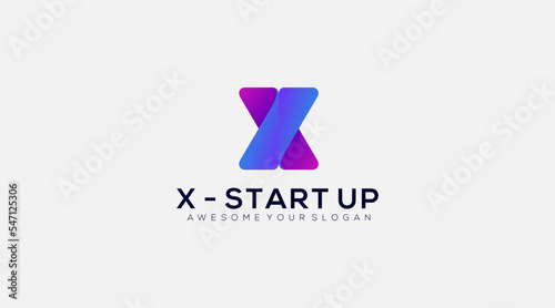 Letter X start up vector Logo design Template Illustration Free Download Letter X start up vector Logo design Template Illustration - GFXLoad