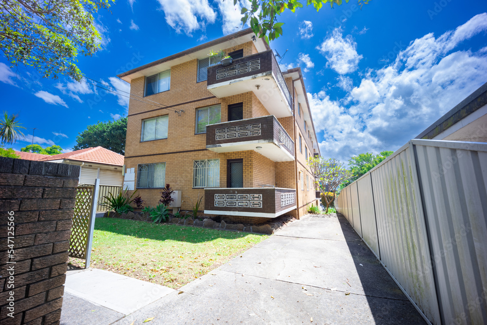 Apartment building in inner Sydney suburb NSW Australia