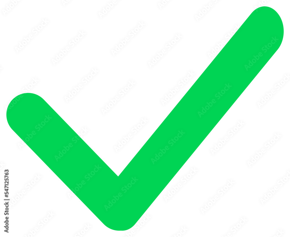 Green confirmation sign with white outline, confirmation sign, green checkmark Green confirmation sign with white outline, confirmation sign, green checkmark