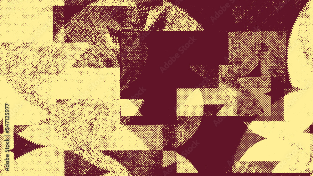 Obraz premium Abstract halftone grunge texture background image.