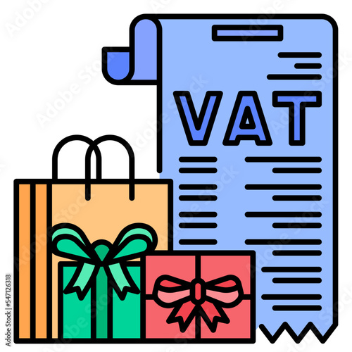 vat line icon