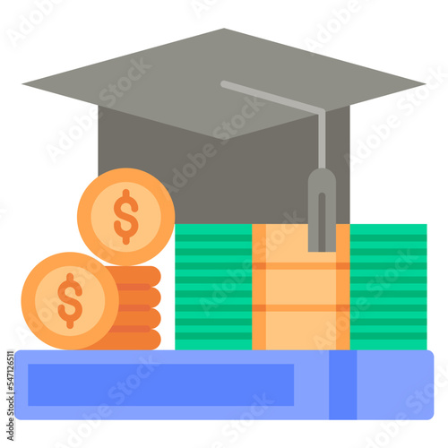 education flat icon