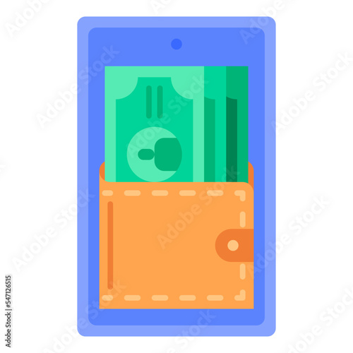 ewallet flat icon