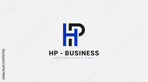 Letter HP PH business vector logo design icon illustration