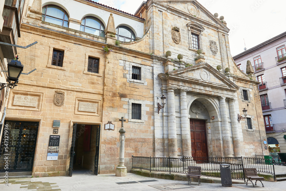 Museo Arqueológico, Etnográfico e Histórico Vasco y Iglesia de los Santos Juanes, Bilbao, Biscay, Basque Country, Euskadi, Euskal Herria, Spain, Europe.
