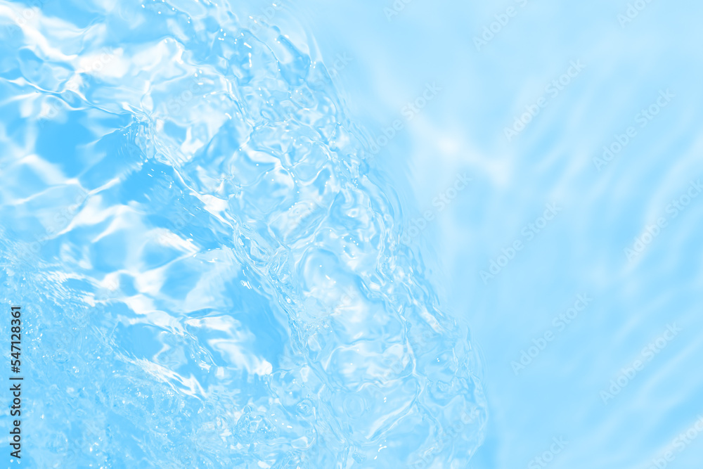 Obraz premium Summer blue rippled water background
