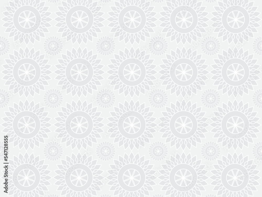 flower pattern on a white background