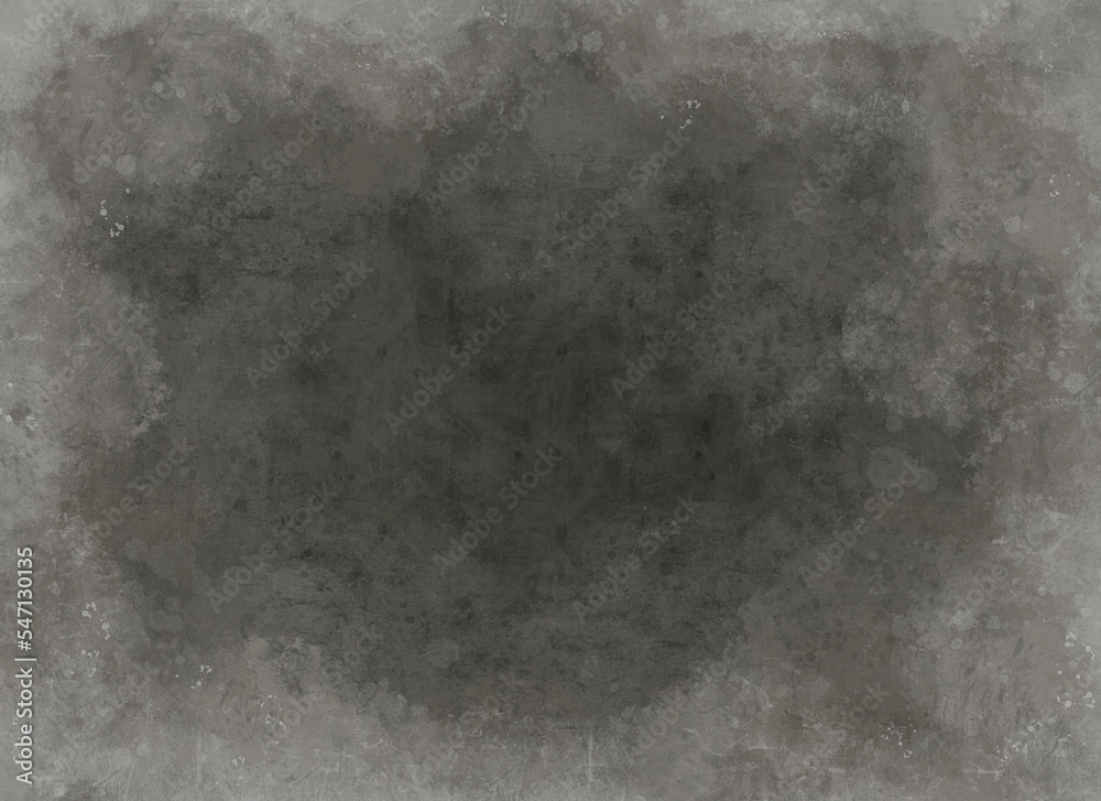 Fototapeta premium Old paper vintage texture background, stone concrete grunge panorama dark.
