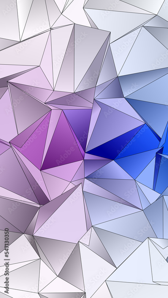 Fototapeta premium Abstract Low-Poly background. triangulated texture. Design 3d. Polygonal geometrical pattern. Triangular modern style