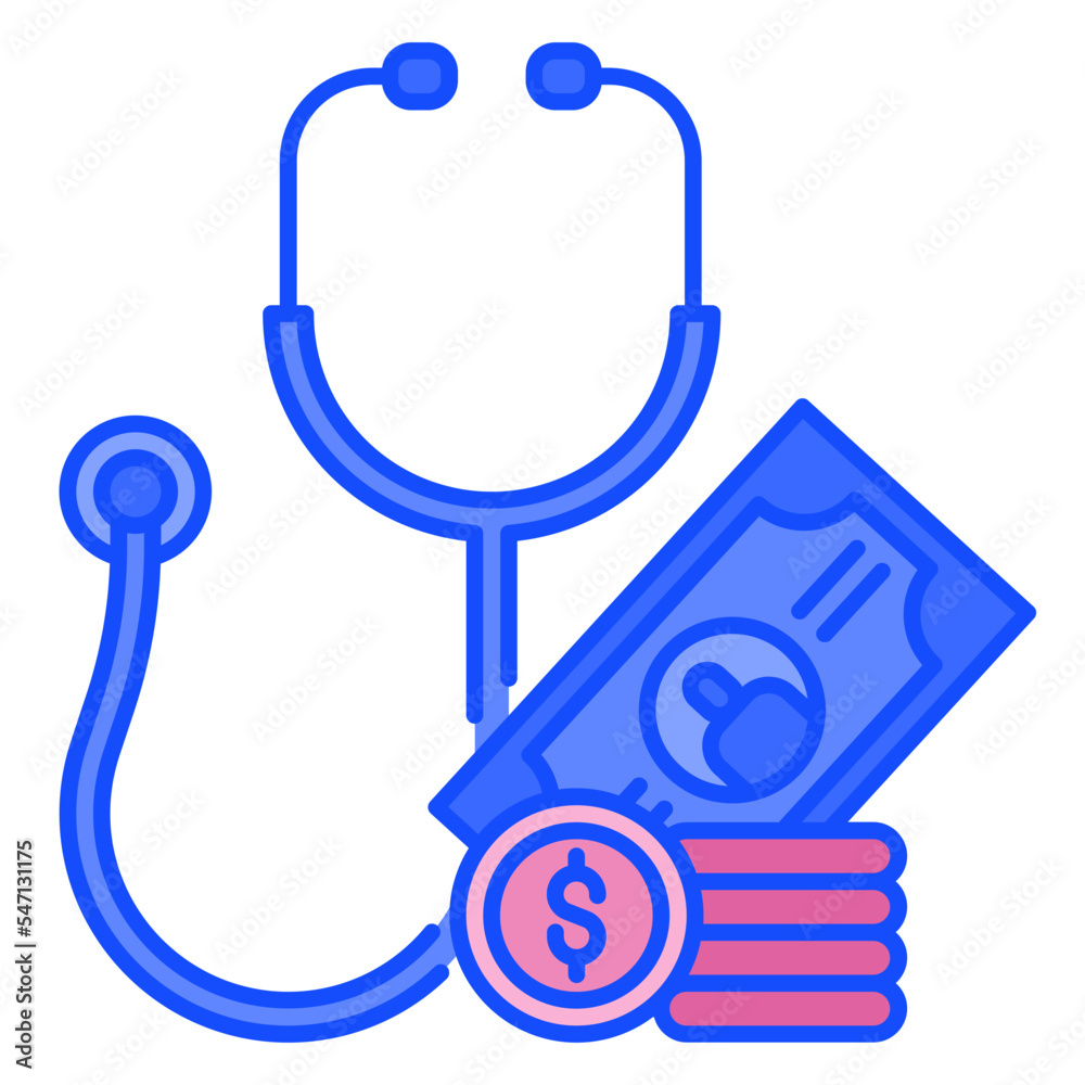 medical blue line icon medical blue line icon