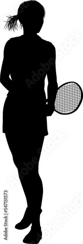 Tennis Silhouette Sport Pla...