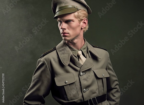 Fotografija A 3D template model of a German soldier uniform from the Second World War