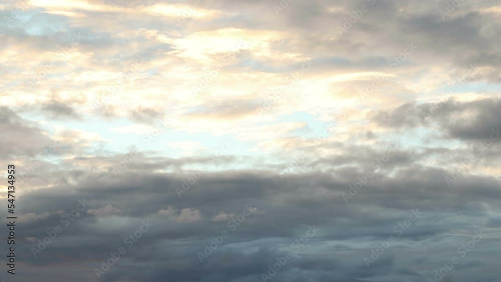 timelapse clouds in the autumn sky preddozhevye in the autumn sky at sunset timelapse clouds in the autumn sky preddozhevye in the autumn sky at sunset