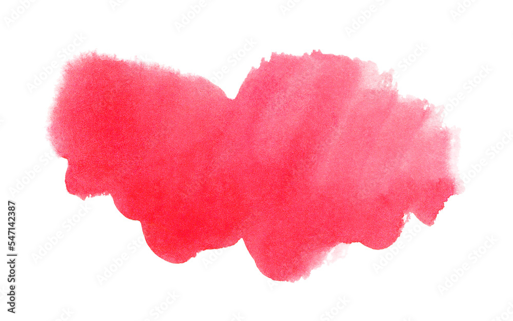 Abstract red watercolor painting with stains and splashes Abstract red watercolor painting with stains and splashes