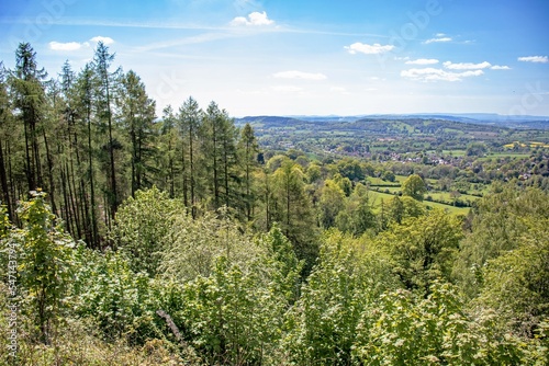 Rural scenery around the Malvern hills.