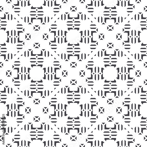 Geometric pattern. Seamless vector background. Ethnic graphic design.