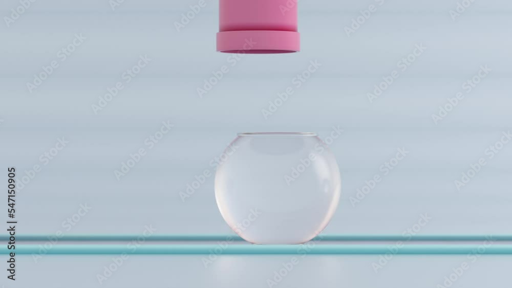 4K Video animation. Animated looped background strips of plasticine filling a glass sphere. 4K Video animation. Animated looped background strips of plasticine filling a glass sphere.