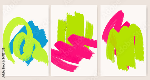 Colorful neon abstract poster. Mid century Modern wall art, Acrylic abstract shapes, Minimalist geometric Prints. Abstract printable wall art Mid century modern. Watercolor shapes. Trendy poster