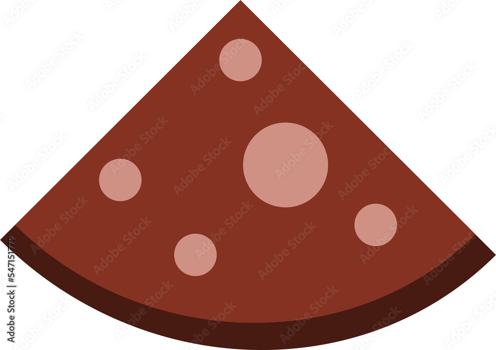 Sausage slice isolated jpeg and png file format Sausage slice isolated jpeg and png file format