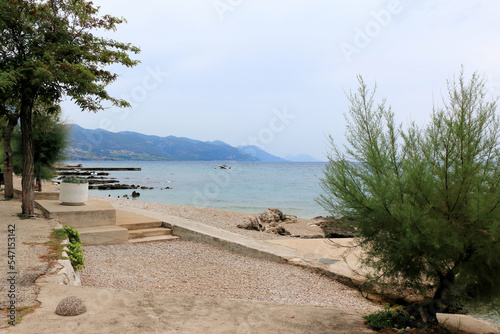 view in Orebic, peninsula Peljesac, Croatia photo