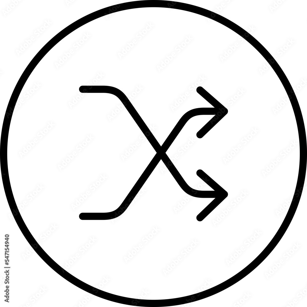 Shuffle Icon Shuffle Icon