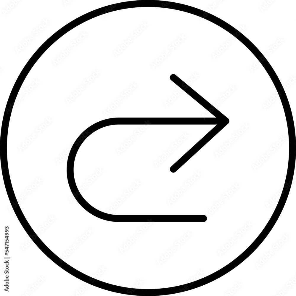 U Turn Icon U Turn Icon