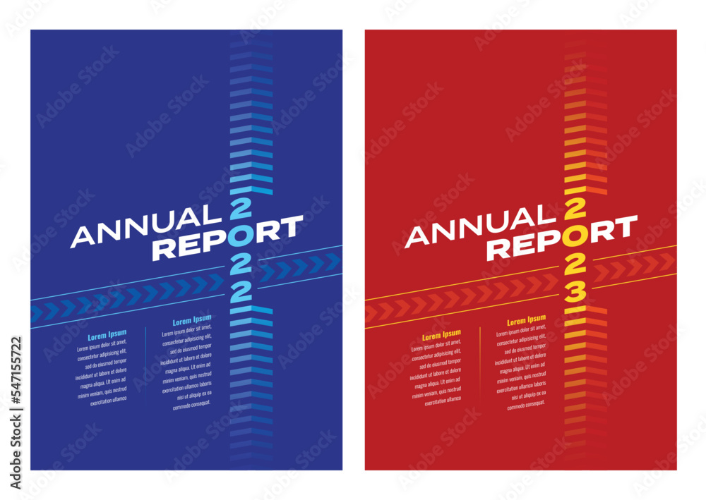navy blue red annual report cover template. 2022, 2023 annual report