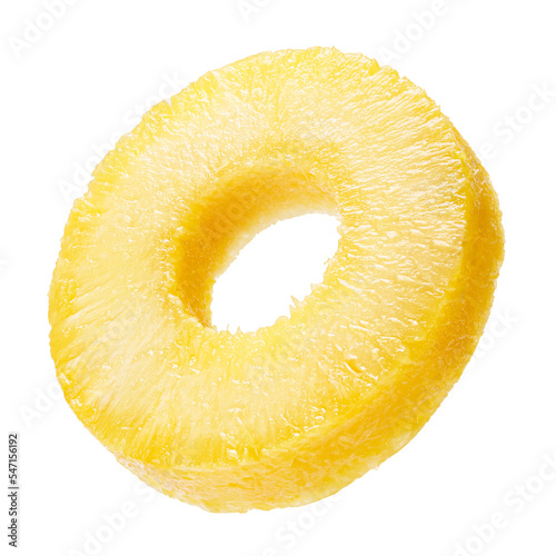 Side view of pineapple ring photo