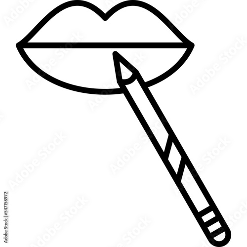 Lip Makeup Icon