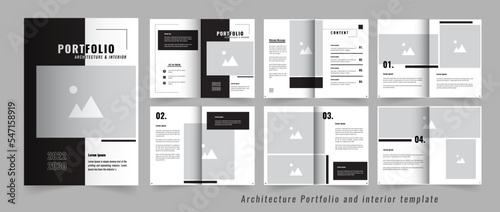 Professional architecture and interior Portfolio template